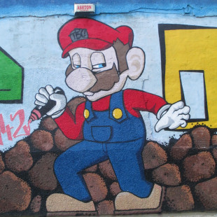 Super Mario Street Art